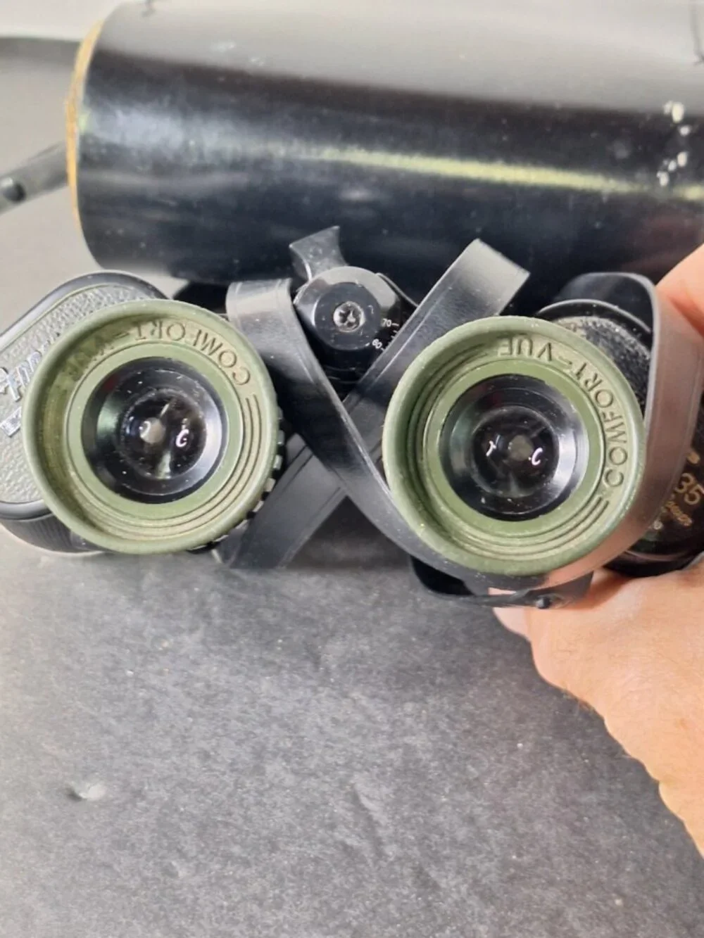 Binoculars Focal Siam Cat Optics 8x35 Night Vision Adapted With Case